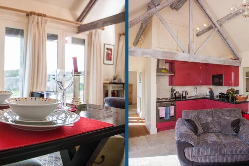 Secluded Romantic Cotswolds Barn - Sleeps 2 To 4 - Near Cirencester - Dog Friendly Villa Kemble Exteriör bild