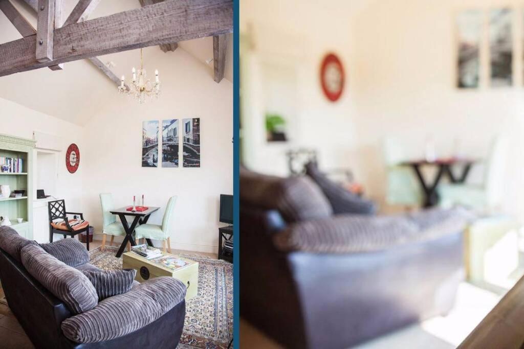 Secluded Romantic Cotswolds Barn - Sleeps 2 To 4 - Near Cirencester - Dog Friendly Villa Kemble Exteriör bild